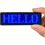 (Wireless LED Badge (blue)) Rechargeable Wireless LED Badge with APP Programming and Scrolling Matrix Pixel Panel 1