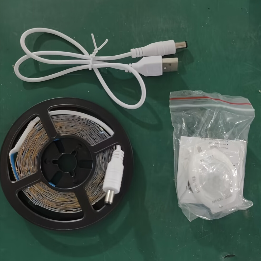 (16.4ft/5m) Motion Sensor LED Strip Light - USB Powered Automatic Switch-image-OPC-PDQQCYM-NEW