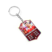 (42) Football Score Card Keychain: Ronaldo Portugal