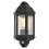 Litecraft Bangor Outdoor Traditional Wall Lantern With Sensor - Black 1