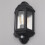 Litecraft Bangor Outdoor Traditional Wall Lantern With Sensor - Black 2