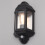 Litecraft Bangor Outdoor Traditional Wall Lantern With Sensor - Black 3