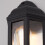 Litecraft Bangor Outdoor Traditional Wall Lantern With Sensor - Black 4