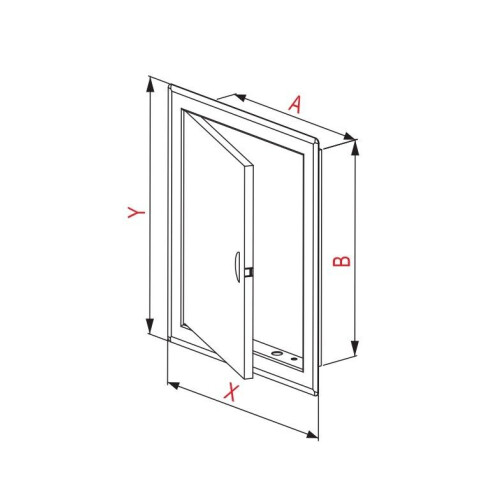Access Panel 150mm x 300mm / 5.91" x 11.81" Wall Door 1