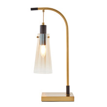 (Table Lamp, Brass) Visconte Atrani Lamps With Cone Shade