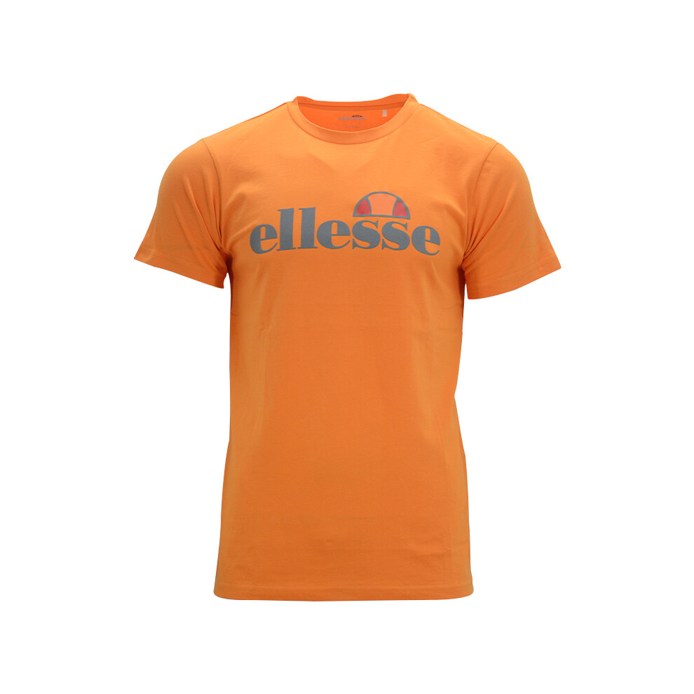 (Orange, XL) ELLESSE GINITI 2 Mens T Shirts Cotton Holiday Tee