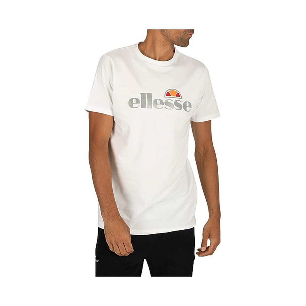 (White, XS) ELLESSE GINITI 2 Mens T Shirts Cotton Holiday Tee