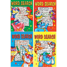 4 Large Print Kids Wordsearch Books Word Search Puzzles
