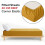(Double, Yellow) 40cm Extra Deep Full Fitted Bed Sheet All Sizes UK 1