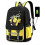 Pokemon Backpack Waterproof School Bag USB Headphone Jack Dark Blue Black 1