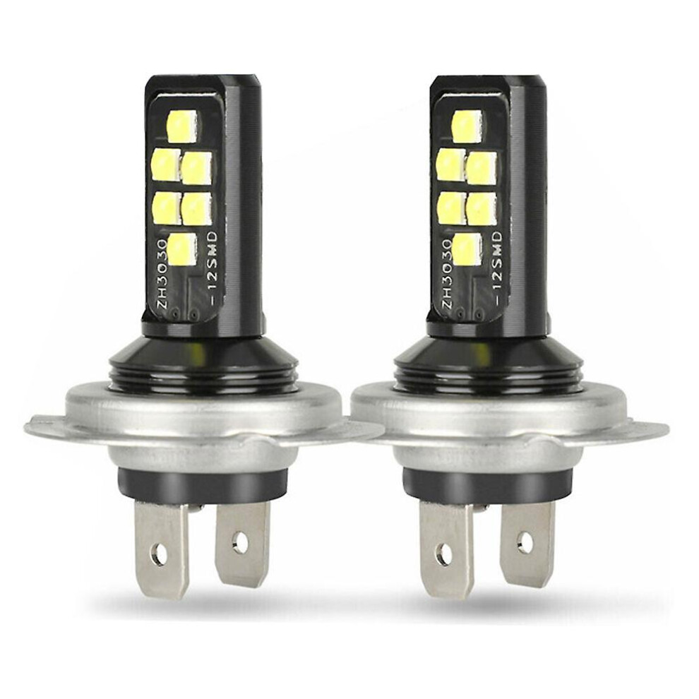 2pcs New H7 Led Headlight Bulb Kit High Low Beam 220w 60000lm Super Bright 6000k White-image-OPC-PDQQTNB-NEW