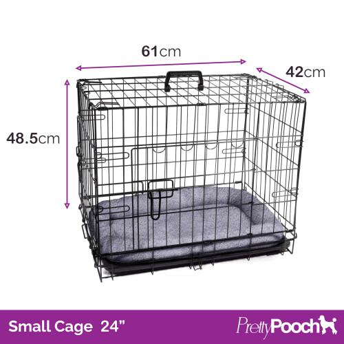 (Small) Pretty Pooch Dog Crate - Available in 5 Sizes 2
