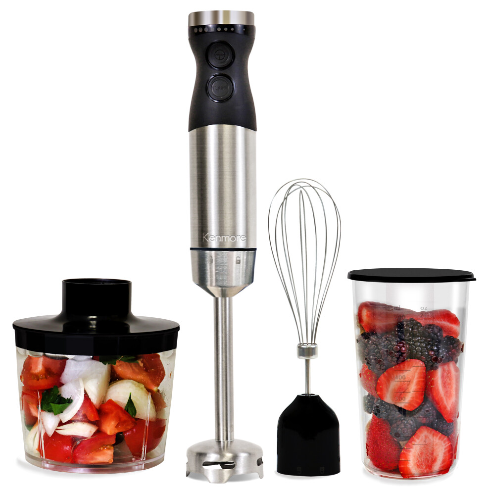 Kenmore Immersion Hand Blender Handheld Blending Stick Food Chopper