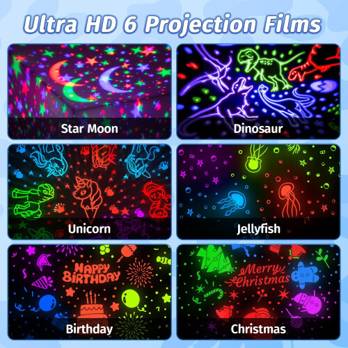 Creative cartoon starry night projector led starry night light 1