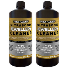 (2) 1L Ultrasonic Jewellery Cleaning Solution