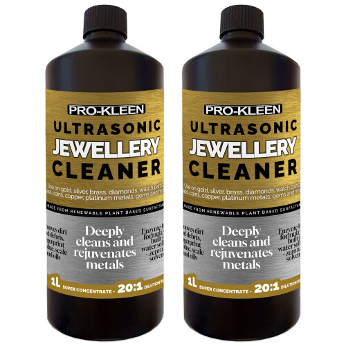 Pro-Kleen (2) 1L Ultrasonic Jewellery Cleaning Solution