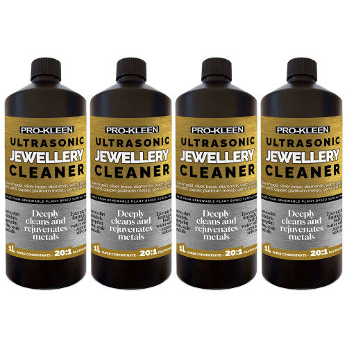 Pro-Kleen (4) 1L Ultrasonic Jewellery Cleaning Solution