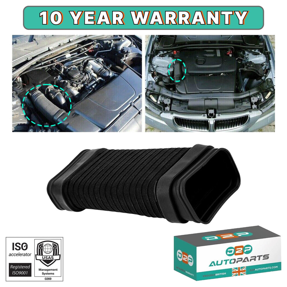 Tuyau D'admission D'air Pour BMW Série 3 E90/E91 318D/320D - Référence 13717795284, Polypropylène Noir