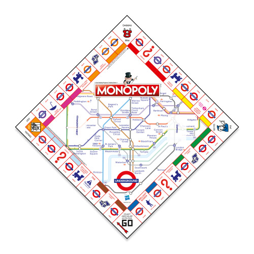 Monopoly London Underground Monopoly Board Game 2