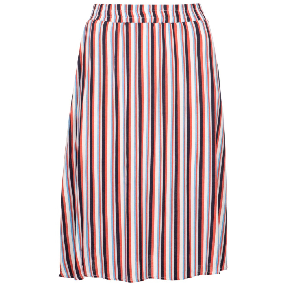 (10, Bonnie Blue Stripe) Trespass Womens Flared Skirt Striped Essence