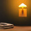 2pcs Led Night Light Mushroom Wall Light Socket Light European Plug Warm White Light Control 3