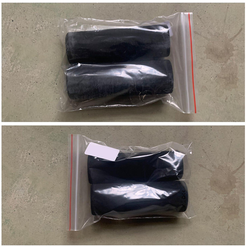 2Pcs Motorcycle -On Foam Anti Vibration Comfort Handlebar Grip Cover Applicable Sleeve Inner Diamet 4522139743321