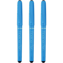 Manuscript Black Ink Fineliner Pens - Pack of 3