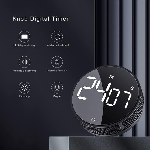 Large LED display magnetic countdown timer 2