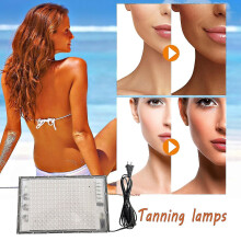 Sun Indoor Tanning Lamp, Tanning Light, Portable Tanning Light, 45w,196leds, Complete Blue Tanning Lamps For Face And Body, Body And Face Tanning