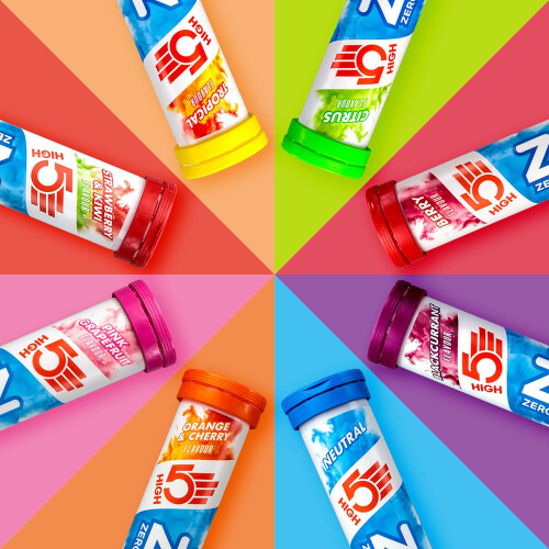 HIGH5 ZERO Electrolyte Tablets Hydration Tablets Enhanced with Vitamin C Boost Hydration Performance and Wellness Berry 20 Tablets 20 Pack of 1 2