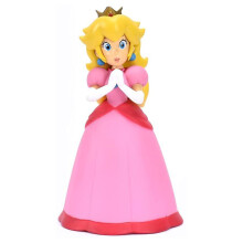 (Princess Peach) Super Mario Bros Doll Figures Toys Desktop Ornament For Kids Boys Girls