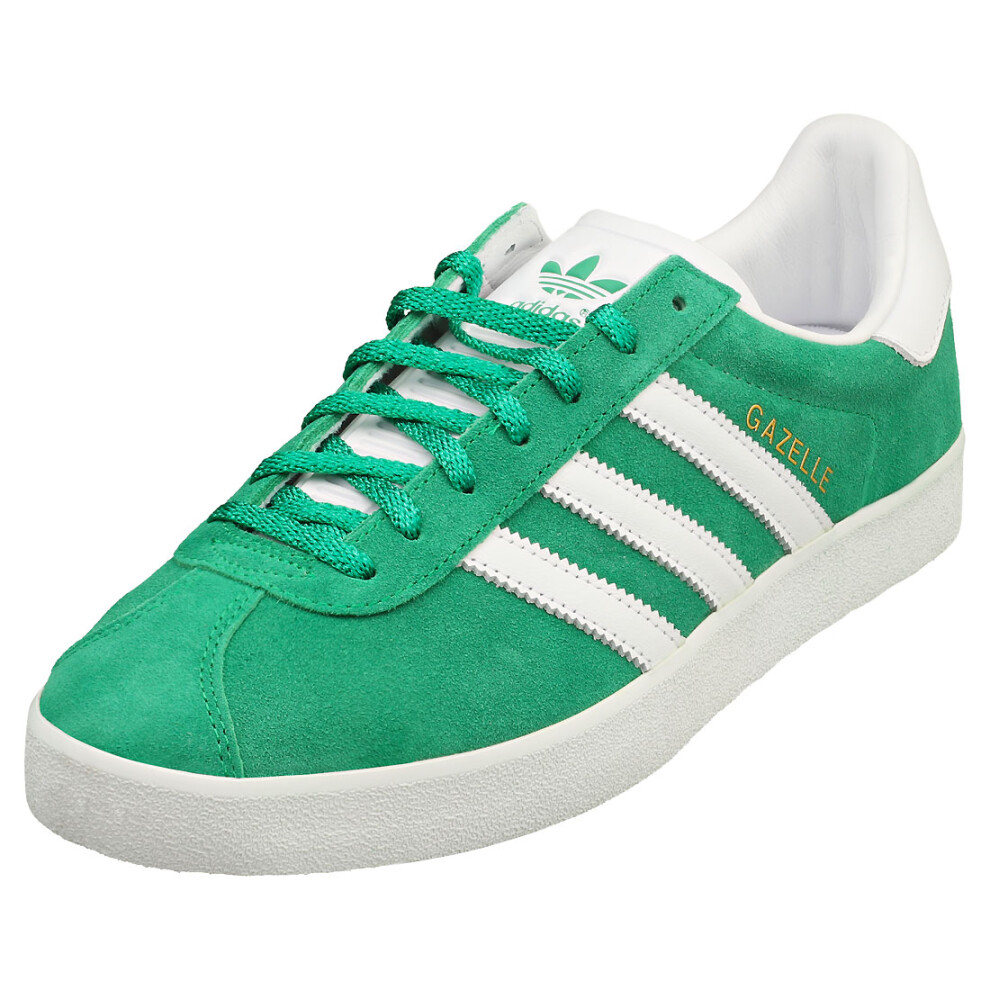 (10.5) adidas Gazelle 85 Mens Fashion Trainers in Green White