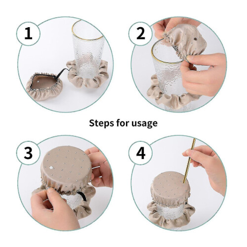 (Black 1) Nightcap Drink Cover Scrunchie, The Drink Spiking Prevention Scrunchie 1