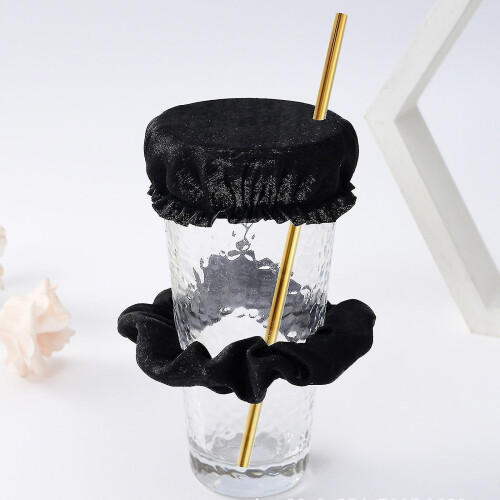(Leopard print 6) Nightcap Drink Cover Scrunchie, The Drink Spiking Prevention Scrunchie 1