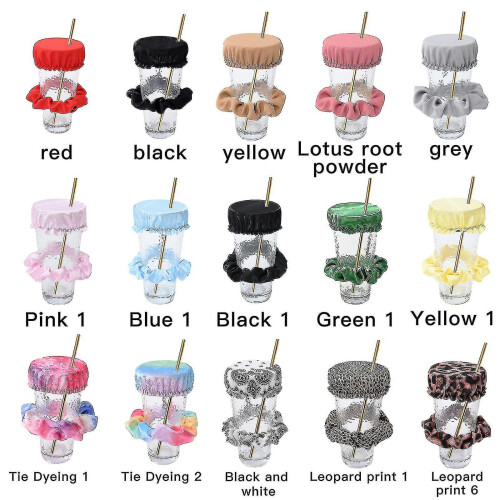 (black) Nightcap Drink Cover Scrunchie, The Drink Spiking Prevention Scrunchie 1