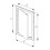 White Access Panel 200mm x 250mm / 8" x 10" Plastic Door 2