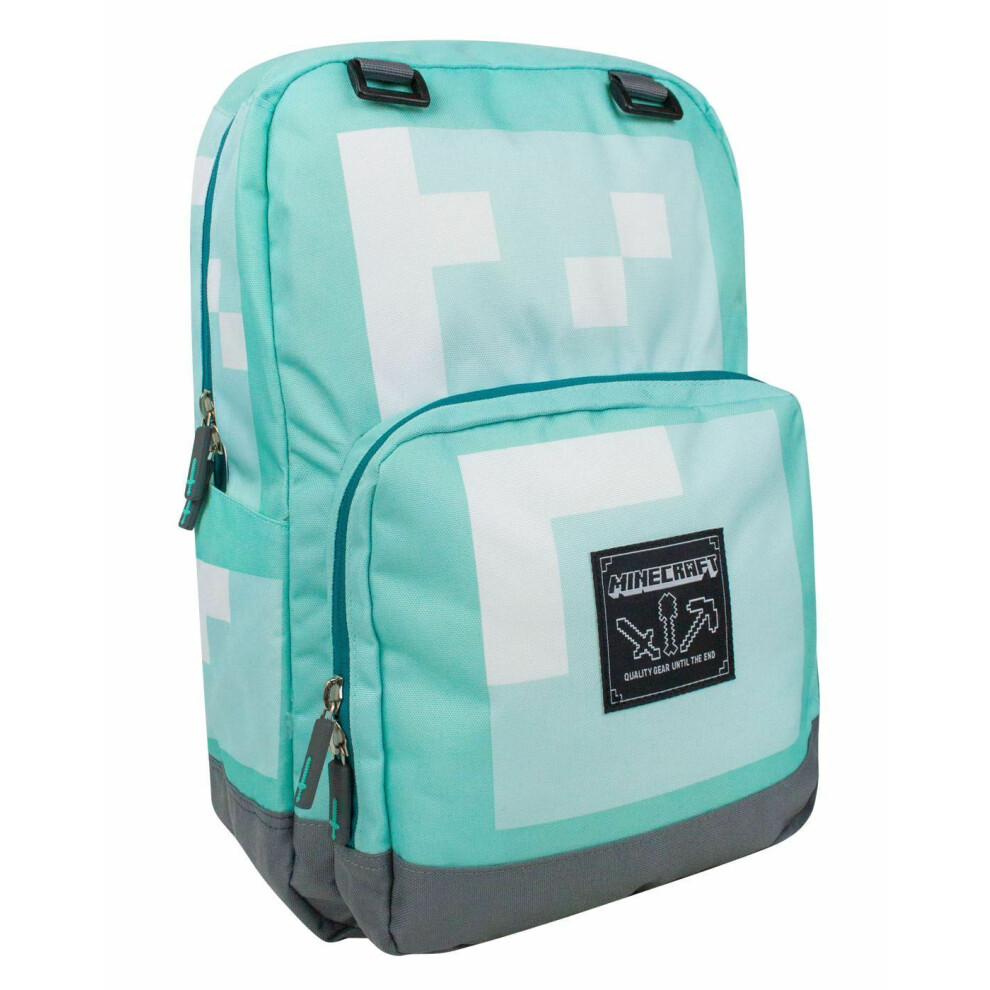 Minecraft Backpack (Boys Turquoise)