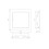 White Metal Access Panel 150mm x 150mm  Door Flap Hatch 2