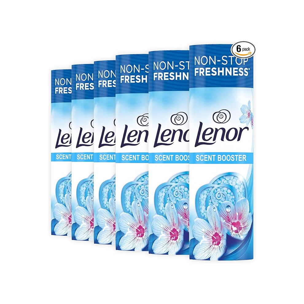 Lenor In Wash Scent Booster Laundry Beads A Freshness Boost That Lasts Spring Awakening pack of 6 and 245g