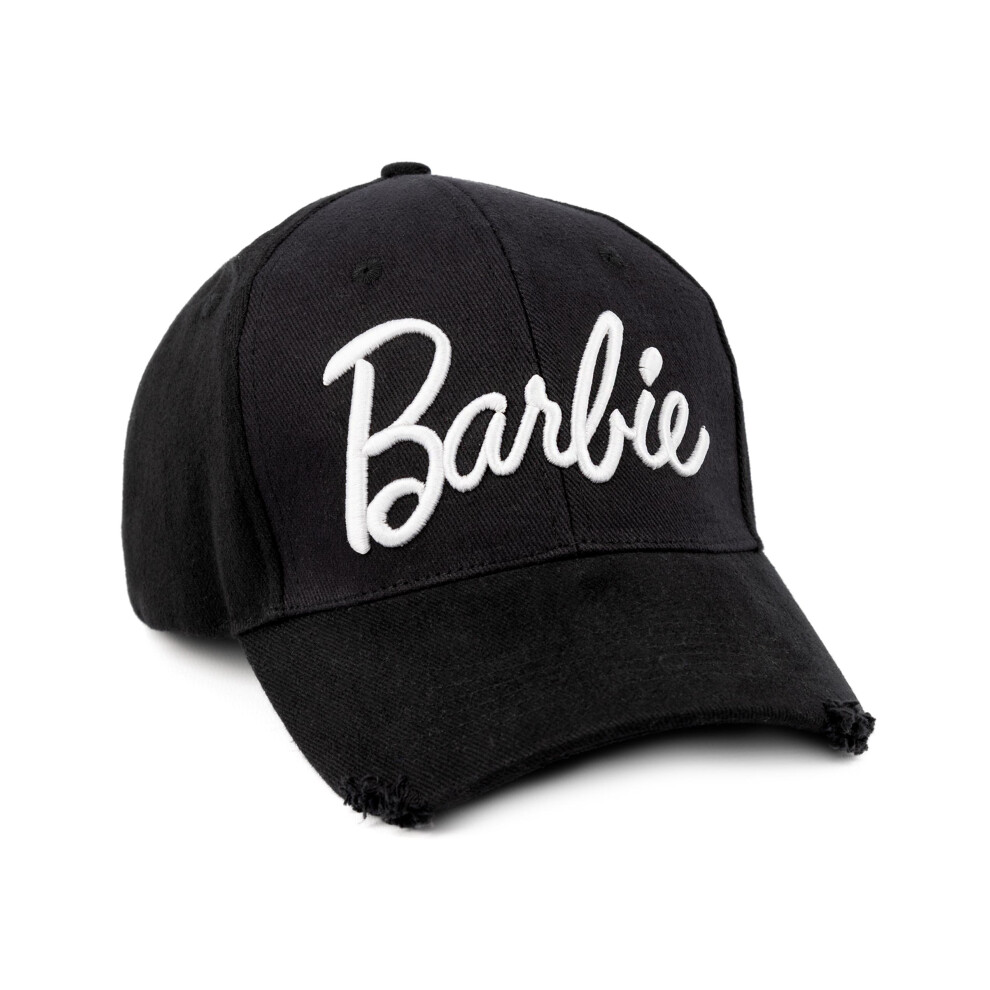Barbie Adjustable Curved Peak Cap (Womens ) Black