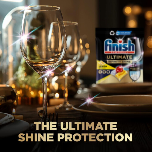 Finish Finish Ultimate Infinity Shine Dishwasher Tablets Lemon 100 Dishwasher Tablets 2