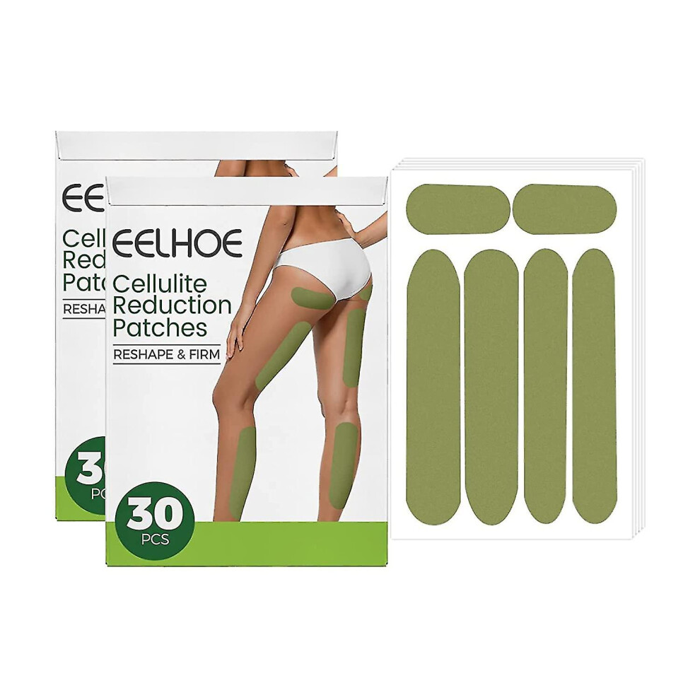 (2 Boxes) 2023 New Eelhoe Cellulite Reduction Leg Patches With Wormwood Herbal Extract Soft Fit Firm No Residue Promote Metabolism Detoxification Shap