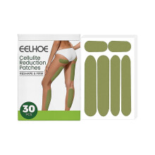 (1 Box) 2023 New Eelhoe Cellulite Reduction Leg Patches With Wormwood Herbal Extract Soft Fit Firm No Residue Promote Metabolism Detoxification Shape (2 Boxes