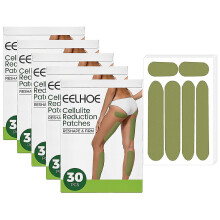 (5 Boxes) 2023 New Eelhoe Cellulite Reduction Leg Patches With Wormwood Herbal Extract Soft Fit Firm No Residue Promote Metabolism Detoxification Shape (2 Boxes