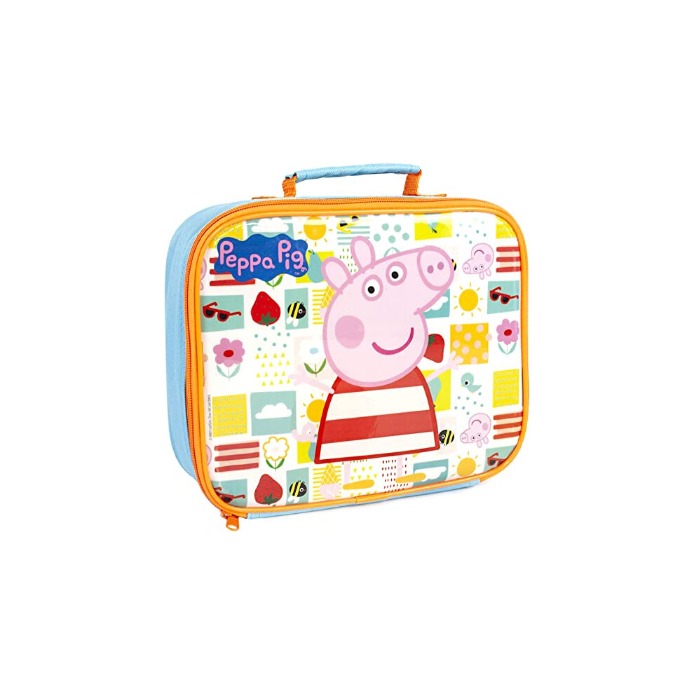 Peppa Pig Zip Lunch Bag (Girls Blue)