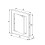 Access Panel with Lock 450mm x 450mm / 18" x 18" White Door 2