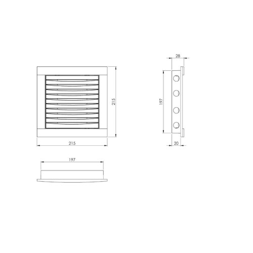 Ventilation Access Panel 200mm x 200mm Door 1