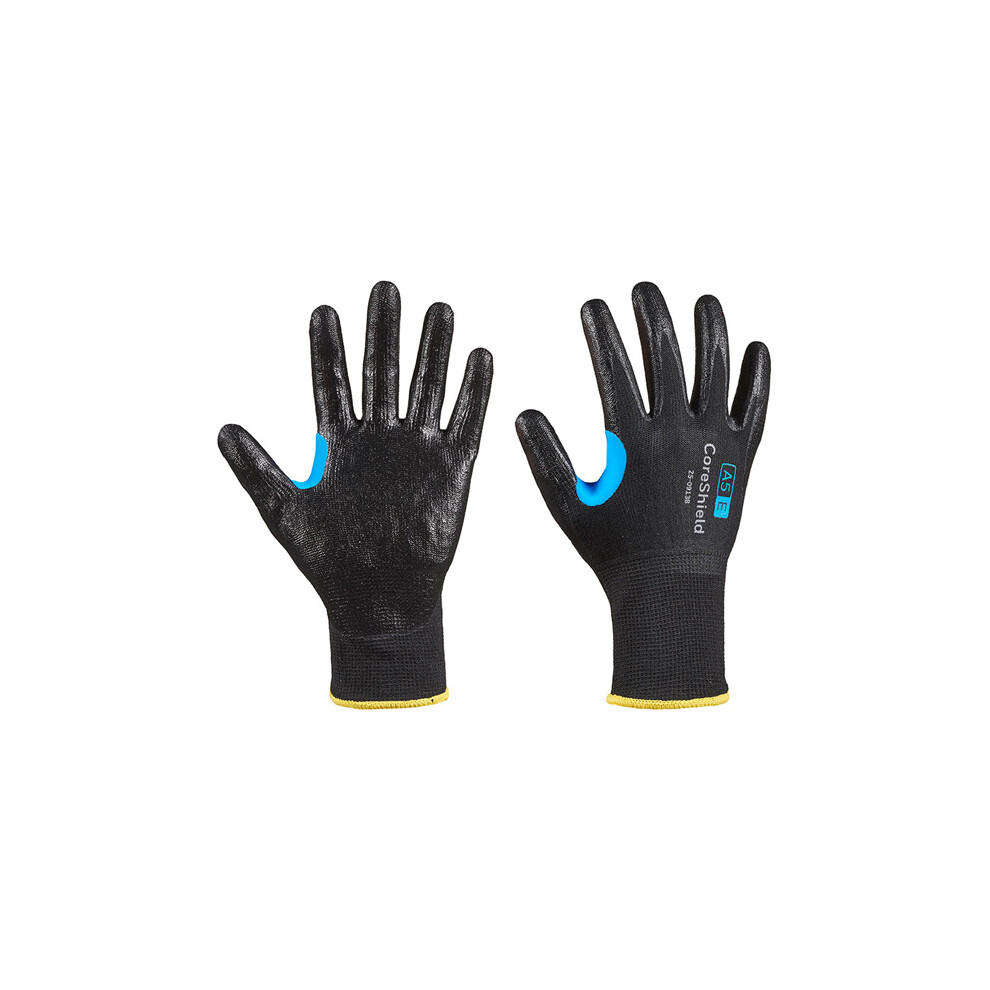 HONEYWELL CORESHIELD SMOOTH NITRILE CUT E GLOVES BLACK L