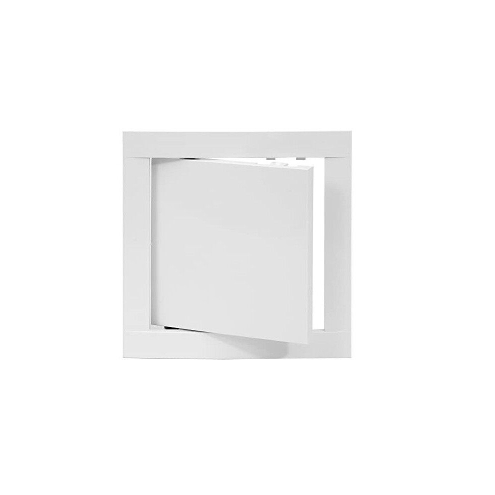 White Access Panel 150Mm X 150Mm Abs Plastic Hatch Door 5056517975909