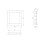 White Access Panel 150mm x 150mm ABS Plastic Hatch Door 2